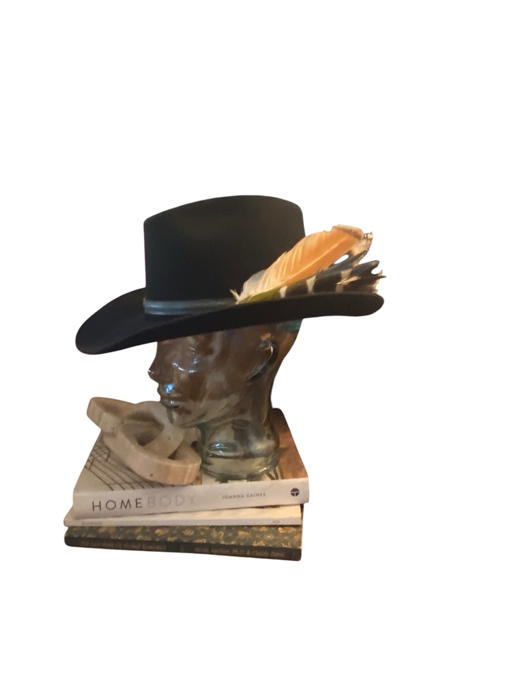 Vintage Resistol Stagecoach Black Beaver  Felt Cowboy Hat 7 1/4 western Rodeo